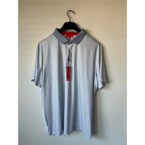 Redvanly 2XL White/Violet Patterned Polo